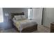 Bedroom features neutral carpeting and a view of white closet doors at 193 Sugarwood Ln, Avon, IN 46123