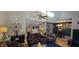 Spacious living room with vaulted ceilings and views to dining room at 193 Sugarwood Ln, Avon, IN 46123