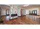Bright and airy living room showcasing hardwood floors, modern fireplace, and open layout perfect for entertaining at 2828 N Illinois St, Indianapolis, IN 46208