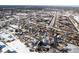 An aerial view of the property showcases its location within a residential neighborhood at 2829 Country Estates Dr, Indianapolis, IN 46227