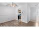 Bright dining area showcasing hardwood floors and open space at 2829 Country Estates Dr, Indianapolis, IN 46227