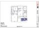 A well-organized main level floor plan, showing the layout of rooms, hallways, and a spacious garage at 4723 Malus Blvd, Anderson, IN 46011