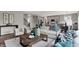 Cozy living area showcasing modern furniture, stylish accents, and a layout that is ideal for Gathering gatherings at 5314 Pelion Pl, McCordsville, IN 46055