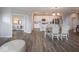 Open floorplan between the Dining Room and Kitchen is perfect for entertaining at 8660 Hudson Way, Brownsburg, IN 46112