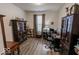 Comfortable office area featuring hardwood floors, a desk, and bright natural light at 8724 Faulkner Dr, Indianapolis, IN 46239