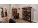 Charming office space with hardwood floors, a desk, and a bookshelf at 8724 Faulkner Dr, Indianapolis, IN 46239