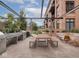 Outdoor grill and dining area with stainless steel appliances and seating at 877 N East St # 103, Indianapolis, IN 46202