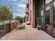 Relaxing outdoor patio with comfortable seating, offering a serene space for lounging and enjoying the views at 877 N East St # 103, Indianapolis, IN 46202