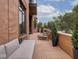 Relaxing outdoor patio with comfortable seating and serene views at 877 N East St # 103, Indianapolis, IN 46202