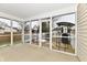 Screened in porch offers additional entertaining and relaxing space at 10669 Springston Ct, Fishers, IN 46037