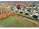 Aerial shot of home highlighting its location near green space within a vibrant, Gathering-friendly community at 1083 Margate Dr, Greenwood, IN 46143