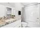 Stylish bathroom with a shower, a walk-in closet, and modern finishes for a luxurious spa-like experience at 15969 Sonnet Park Ln, Westfield, IN 46074