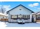 Charming bungalow-style home with unique curb appeal and eye-catching architectural details at 3329 W 10Th St, Indianapolis, IN 46222
