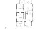 Detailed floor plan of the main level, showcasing the layout of rooms and their dimensions at 422 E Main St, Lebanon, IN 46052