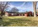 A spacious backyard offers ample space for recreation and outdoor enjoyment at 426 Oakwood Dr, Indianapolis, IN 46260