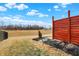 An outdoor privacy screen adds seclusion and style to this manicured backyard at 4425 Maize Ln, Whitestown, IN 46075