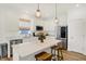 Modern kitchen featuring stainless steel appliances, quartz countertops, and a stylish island at 4425 Maize Ln, Whitestown, IN 46075