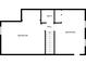 Second floor plan showing two bedrooms and a bath at 4981 E County Road 200 S, Avon, IN 46123