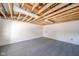 The large, unfinished garage space is ready for your vision at 4981 E County Road 200 S, Avon, IN 46123