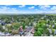 Expansive aerial view showcases a home nestled within a lush, green neighborhood at 5053 E Michigan St, Indianapolis, IN 46201