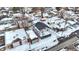 Birds eye view of house showing the roof and backyard at 5053 E Michigan St, Indianapolis, IN 46201