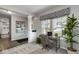 Bright home office featuring a modern desk, large window, and stylish decor, creating a perfect workspace at 19763 Atwater Ave, Sheridan, IN 46069