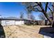View of the spacious backyard and detached garage, offering ample outdoor space at 2162 Ringgold Ave, Indianapolis, IN 46203