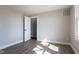 Bedroom with new flooring and walk-in closet at 2162 Ringgold Ave, Indianapolis, IN 46203