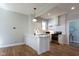 Modern kitchen featuring a stylish island, stainless steel appliances, and bright lighting at 2162 Ringgold Ave, Indianapolis, IN 46203