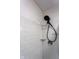 Shower featuring white subway tile and a sleek black shower head at 2162 Ringgold Ave, Indianapolis, IN 46203