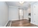Empty bedroom with hardwood floors and natural light at 219 Buckingham Dr, Indianapolis, IN 46208