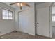 Clean bedroom with soft carpet, closet, a window for natural light, and easy access to other rooms at 4139 N Grand Ave, Indianapolis, IN 46226