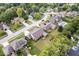 Residential neighborhood with well-maintained homes, mature trees, and sidewalks at 4524 Moss Creek Ter, Indianapolis, IN 46237