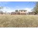 Charming two-story home featuring brick and siding with red shutters and a well-maintained front yard at 5465 Leone Dr, Indianapolis, IN 46226