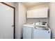 Convenient laundry room with modern washer and dryer at 10156 Park Royale Dr, Indianapolis, IN 46229
