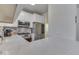Stylish kitchen featuring a large island with quartz countertops and stainless appliances at 1032 E Woodall Ct, Martinsville, IN 46151