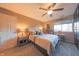Inviting bedroom with plush carpeting and ceiling fan at 1057 Timber Creek Dr # 1, Carmel, IN 46032