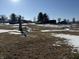 Large backyard with a creek and snow on the ground at 1130 W State Road 42, Mooresville, IN 46158