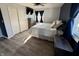 Bright bedroom with hardwood floors and updated decor at 1130 W State Road 42, Mooresville, IN 46158