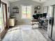 Bright office with backyard view and workstation at 1130 W State Road 42, Mooresville, IN 46158