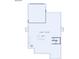 Unfinished basement floor plan with rough-in for a future bathroom at 14447 Bishop Birch Pl, Carmel, IN 46032
