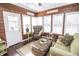 Inviting sunroom with abundant natural light and charming decor at 15921 Herriman Blvd, Noblesville, IN 46060