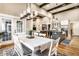 Dining room with natural light from an open floor plan at 16882 Oak Manor Dr, Westfield, IN 46074