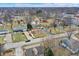 Birds-eye view of a neighborhood with mature trees and a variety of home styles, on a sunny day at 1901 E Edgewood Ave, Indianapolis, IN 46227
