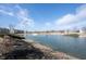 Expansive pond view within a well-maintained community, offering a peaceful and scenic environment for residents at 208 Coatsville Dr, Westfield, IN 46074