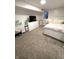 Bedroom featuring carpeted floors, TV, white furniture, and a window at 2284 Horizon Blvd, Greenwood, IN 46143