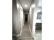 Hallway featuring light wood flooring and access to a bathroom at 2284 Horizon Blvd, Greenwood, IN 46143