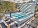 Close-up of a modern hot tub on a backyard deck, providing a luxurious outdoor experience at 2311 Lammermoor Ln, Indianapolis, IN 46214