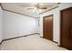 Bedroom features neutral carpet, window and closet at 234 S East St, Pendleton, IN 46064