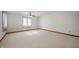Bright bedroom features neutral carpet, ceiling fan and ample natural light at 234 S East St, Pendleton, IN 46064